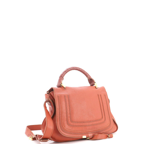 Marcie Top Handle Bag Leather Medium