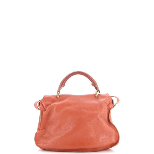 Marcie Top Handle Bag Leather Medium