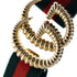 GG Torchon Web Belt Canvas Wide