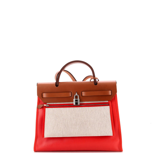 Herbag Zip Berline Vache Canvas and Leather 31