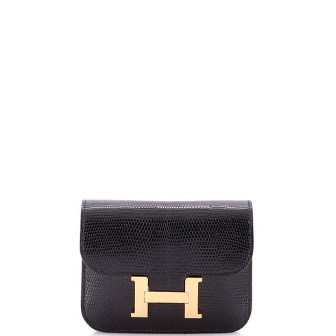 Constance Slim Wallet Lizard