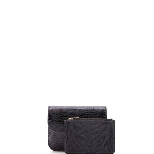 Constance Slim Wallet Lizard