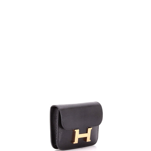 Constance Slim Wallet Lizard