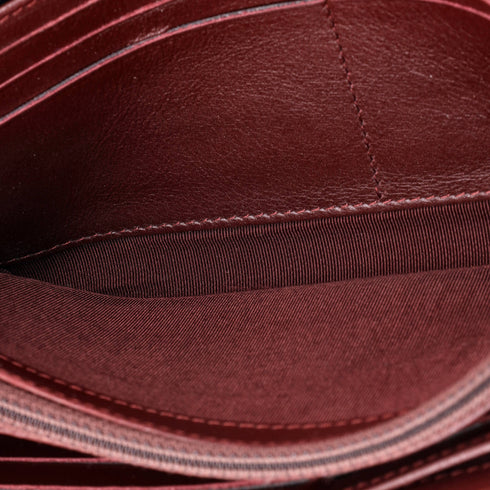 CC French Flap Wallet Quilted Caviar Long