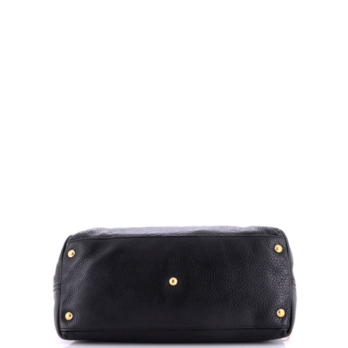 Soho Convertible Soft Top Handle Bag Leather