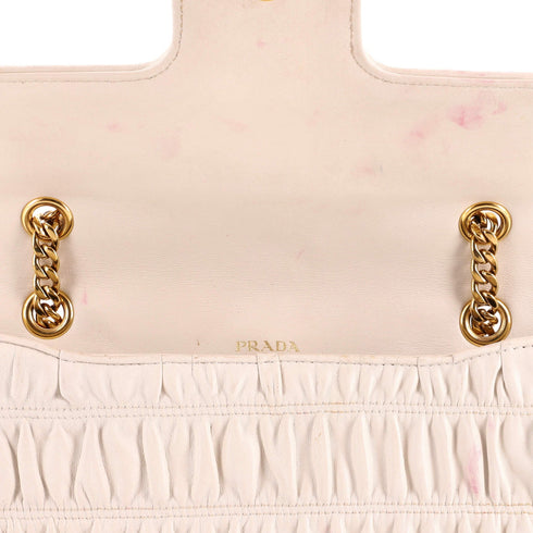 Chain Flap Shoulder Bag Nappa Gaufre Medium