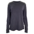 Men's Giorgio Armani Color-Block Sweater in Navy Blue and Grey Cotton