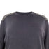Men's Giorgio Armani Color-Block Sweater in Navy Blue and Grey Cotton