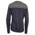 Men's Giorgio Armani Color-Block Sweater in Navy Blue and Grey Cotton