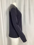 Men's Giorgio Armani Color-Block Sweater in Navy Blue and Grey Cotton