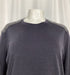 Men's Giorgio Armani Color-Block Sweater in Navy Blue and Grey Cotton