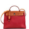 Herbag Zip Leather and Toile 31