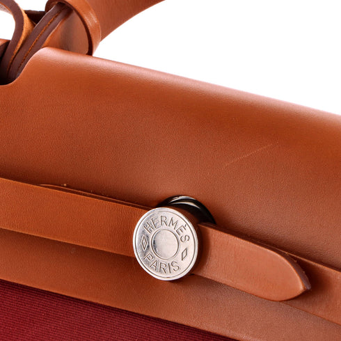 Herbag Zip Leather and Toile 31