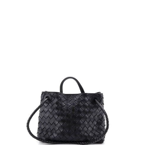 Andiamo Top Handle Bag Intrecciato Nappa Small