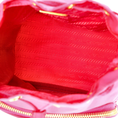 Drawstring Bucket Bag Tessuto Small