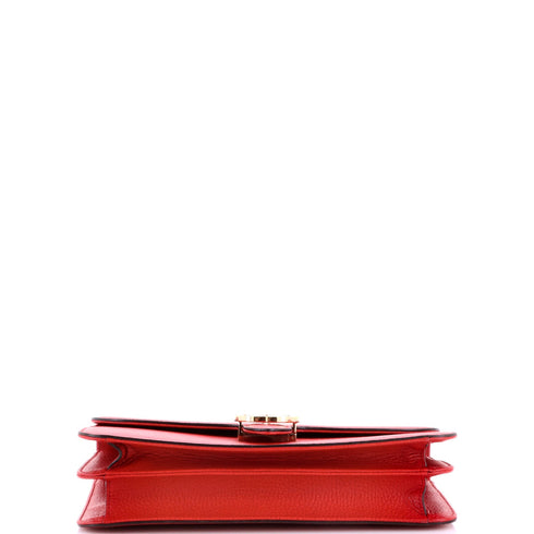 Interlocking Shoulder Bag Leather Medium