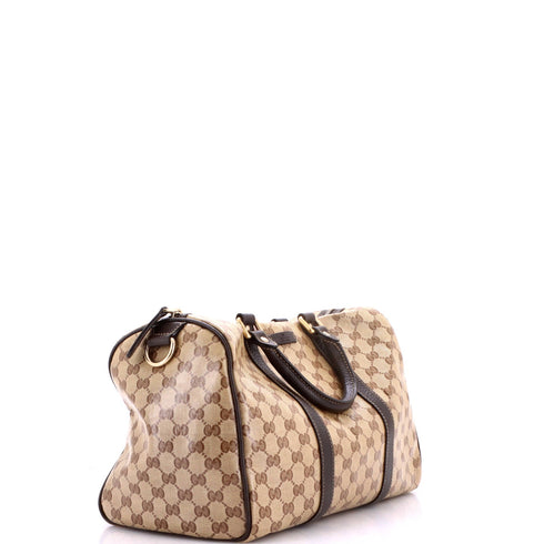 Joy Boston Bag GG Coated Canvas Medium