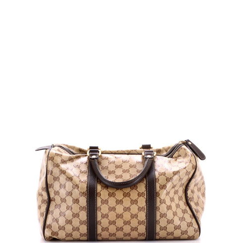 Joy Boston Bag GG Coated Canvas Medium