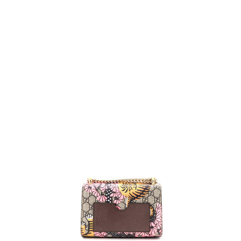 Padlock Shoulder Bag Bengal Print GG Coated Canvas Small