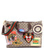 Courrier Convertible Soft Open Tote GG Coated Canvas with Applique Large