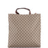 Courrier Convertible Soft Open Tote GG Coated Canvas with Applique North South