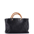 Bamboo Shopper Tote Leather Large