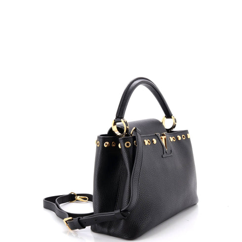 Capucines Bag Leather with Embellished Detail PM