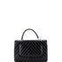 Trendy CC Top Handle Bag Chevron Lambskin Medium