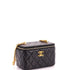 All Slide Long Vanity Case with Chain Quilted Lambskin Small