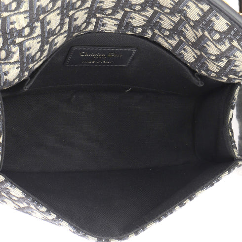 30 Montaigne Chain Flap Bag Oblique Canvas East West