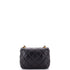 Lacquered Metal CC Flap Bag Quilted Lambskin Mini