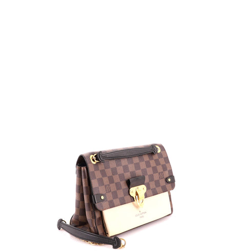 Vavin Handbag Damier with Leather PM