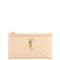 Classic Monogram Zip Bill Pouch Matelasse Chevron Leather Medium