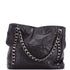 Modern Chain Tote Caviar North South