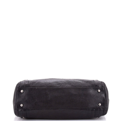 Modern Chain Tote Caviar North South