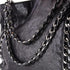 Modern Chain Tote Caviar North South