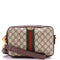 Ophidia Zip Wristlet Shoulder Bag GG Coated Canvas Small