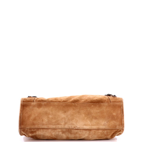 City Classic Studs Bag Suede Medium
