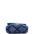 19 Flap Bag Quilted Denim Medium