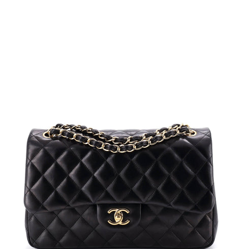 Classic Double Flap Bag Quilted Lambskin Jumbo