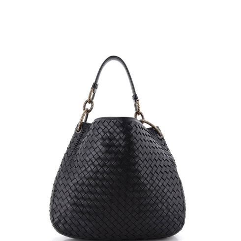 Loop Shoulder Bag Intrecciato Nappa Medium