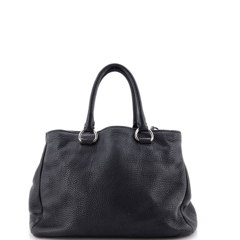 Convertible Shopping Tote Vitello Daino Medium