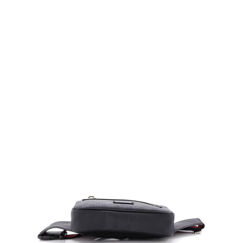 Soft Zip Belt Bag GG Coated Canvas Small