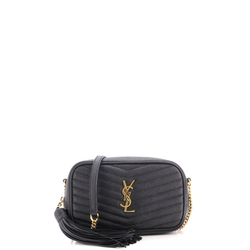 Lou Camera Bag Matelasse Chevron Leather Mini