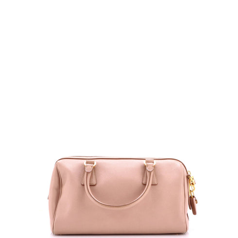 Convertible Bowler Bag Saffiano Leather Medium