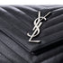 Classic Monogram Wallet on Chain Matelasse Chevron Leather Medium