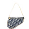 Vintage Saddle Bag Diorissimo Coated Canvas Mini