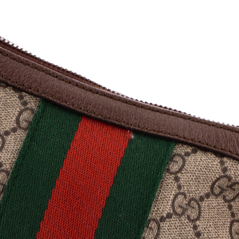 Ophidia Half Moon Hobo GG Coated Canvas Small