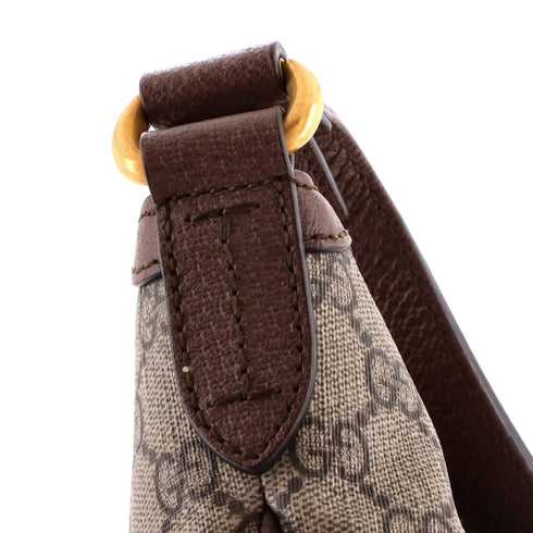 Ophidia Half Moon Hobo GG Coated Canvas Small