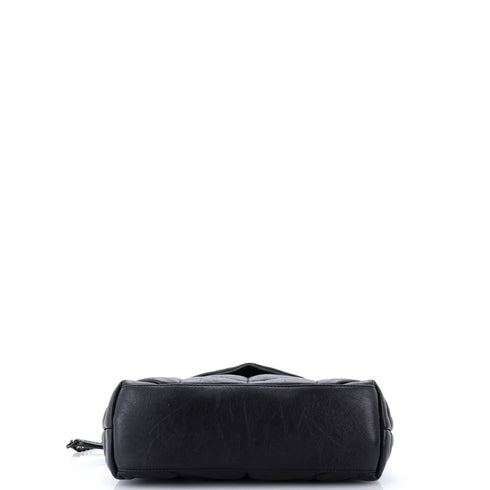 Loulou Puffer Shoulder Bag Quilted Leather Small